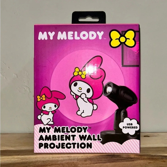 MY MELODY AMBIENT WALL PROJECTION. DELIGHTFUL AMBIANCE. USB POWERED. BRAND NEW! - Picture 2 of 12